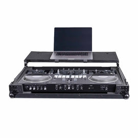 Headliner HL10021, Flight Case with Laptop Platform and Wheels for Pioneer DJ DDJ-REV7 - Pitch Black