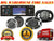 Absolute 3.5" Car Stereo DVD/CD/MP3/AM/FM Player & 2 Pair of 6.5" & 6x9 speaker