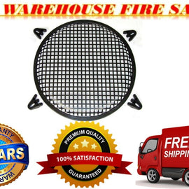 12" SubWoofer Metal Mesh Cover Waffle Speaker Grill Protect Guard DJ Car Audio