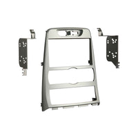 Metra 95-7336S Double-DIN Car Stereo Silver Dash Kit - Compatible Fits for Hyundai Genesis Coupe 2010-2011