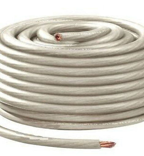 Absolute P020SI Premium 0 Gauge 20 Feet Power Cable Silver