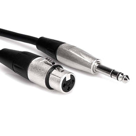 Hosa HXS-003 Pro Balanced Interconnect Cable REAN XLR3F to 1/4 in TRS - 3 Feet