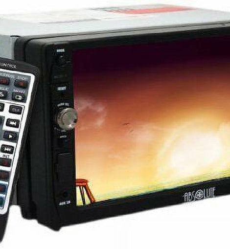 Absolute DD-3000ABT 7-Inch Double Din Multimedia DVD Player Receiver