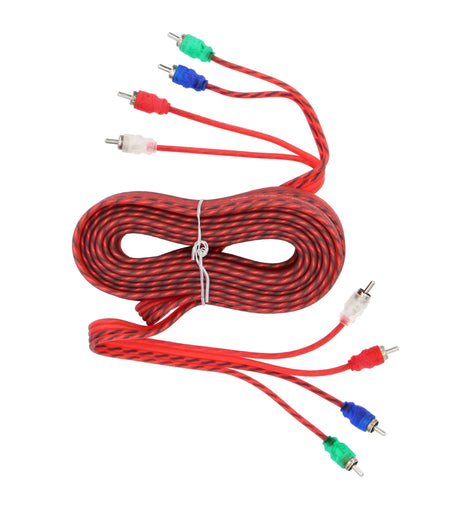 Raptor R3R174 RCA 4-Channel Audio Cable - Vice Series 17 Feet