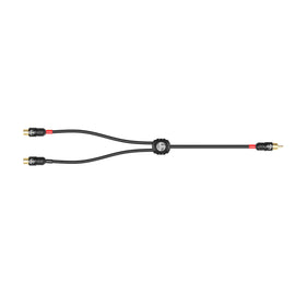 Tsunami TSX-Y2 2 Female To 1 Male Y Adapter RCA Cable