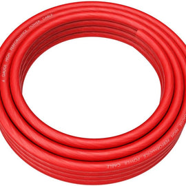 50 FT Red 8 Gauge Primary Speaker Wire or Amp Power Ground Car Audio FLEXIBLE