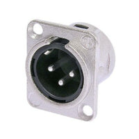 Neutrik NC3MD-L-1 XLR Male Panel-mount Connector