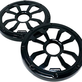 Diamond Audio HXM65FBB 6.5″ Flush Mount Speaker Grills, Pair (Black), Steel With Powder Coating