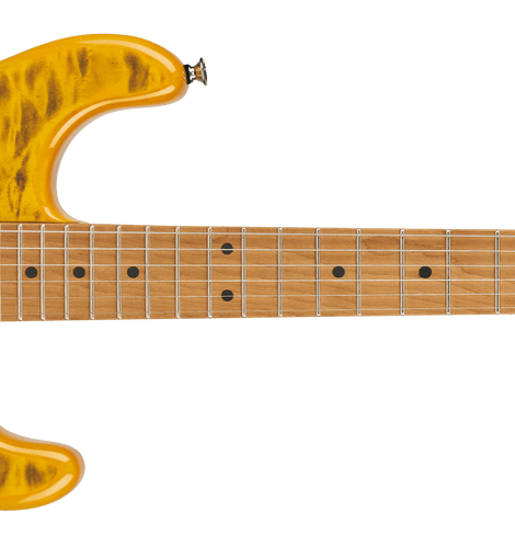 EVH	 5108310390 5150® Series Deluxe QM, Baked Maple Electric Guitar - Limeade Zest