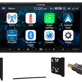 ALPINE iLX-W670 7" Bluetooth Receiver CarPlay Bundle with METRA 70-1771 CD WIRE HARNESS & METRA 95-5817 2-Din Dash Installation Kit compatible with 1995-11 Ford/Lincoln/Mercury/Mazda (3 item)