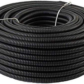 300 FT 1/8" 3mm with Dispenser Black Split Loom Conduit Polyethylene Tubing