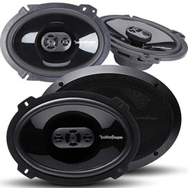 Rockford Fosgate Punch P1694 6" X 9" 300W 4-Way + P1683 6" X 8" 3-Way 260W Speakers
