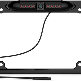 CAM115 Backup Camera Frame License Plate HD Night Vision Rear View 170° Angle Waterproof Compatible with Clarion, Dual, BOSS, Jensen, Stinger, Pioneer, SoundStream, Sony, Kenwood, JVC, Rockford Fosgate,