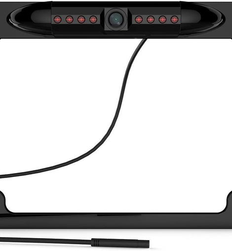 Absolute USA CAM108 HD Night Vision Backup Camera - 170° Wide Angle Waterproof License Plate Rear View for Pioneer DMH-100BT, DMH-160BT, AVH-120BT & AVH-2550NEX
