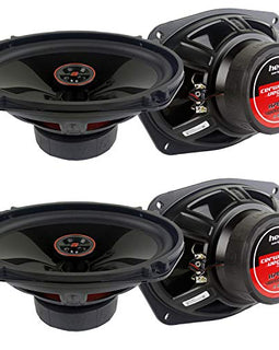 2 Pair Cerwin Vega 6x9 2 Way Coaxial Speakers 800W Max 120 Watts RMS H7692 HED