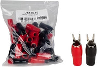 Install Bay US410-50 Barrier Spade Terminal 4 Gauge #10 Nickel 25 pairs