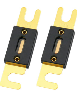 2 Absolute ANL120 120 Amp ANL Fuse Gold Plated High Quality Fuses Car Audio Blade