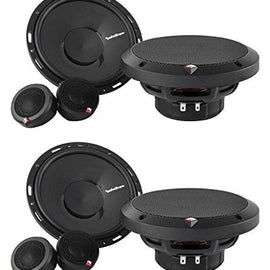 Set of 2 P165-SI Rockford Fosgate 6.5-Inches 240W 2-Way Car Audio Component Speaker System