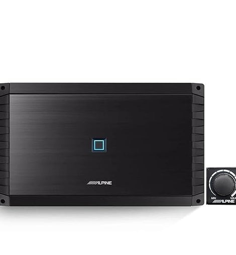 Alpine S2-A120M Class-D Mono Subwoofer Amplifier 1200W + Bass Control Knob