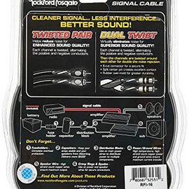 Rockford Fosgate Twisted Pair 6-Feet Signal Cable