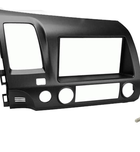 METRA 99-7816G Compatible with Honda Civic 2006-2011 Single or Double DIN Stereo Radio Install Dash Kit Gray Package