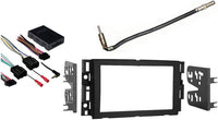 Fit Chevy Avalanche 2007-2013 Double DIN Dash Kit GMOS-LAN-0 Interface Antenna Adapter