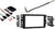 Fit Chevy Avalanche 2007-2013 Double DIN Dash Kit GMOS-LAN-0 Interface Antenna Adapter