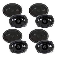 4 Pairs Rockford Fosgate P1692 6x9" 150 Watt 2 Way Car Coaxial Speakers