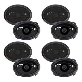 4 Pairs Rockford Fosgate P1692 6x9" 150 Watt 2 Way Car Coaxial Speakers