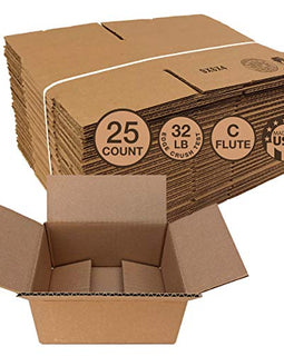 Cardboard Shipping Boxes, 9x6x4 Inch, Pack of 25