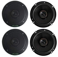 Pioneer TS-F1634R 2-Way 6-1/2" 400 Watt Car Audio Coaxial Speaker 2 Pairs 6.5"