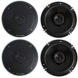Pioneer TS-F1634R 2-Way 6-1/2" 400 Watt Car Audio Coaxial Speaker 2 Pairs 6.5"