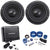 2 Alpine W10S4 10" 500W Subwoofers Subs+Rockford Mono Amplifier+Amp Kit