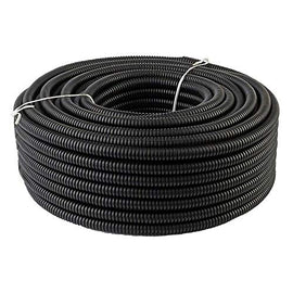 American Terminal Split Wire Loom Conduit Polyethylene Black Tubing Sleeve Tube AMT 100 Ft 1/4"