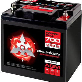 Shuriken SK-BT28 12V High Performance AGM Power Cell Battery for Systems Up To 700 Watts
