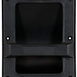 MR DJ HND86 8.3" X 6.5" Speaker Cabinet Plastic Bar Handles Black Recessed Heavy Duty