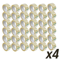 XP 144 Rolls 2" X 330' 2-Inches Strong Heavy Duty Sealing Adhesive Shipping Packing Tape 110 Yards for Moving Packaging Shipping Office Storage