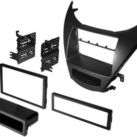 Single/Double DIN Car dash Install Kit fit 2011-2013 Hyundai Elantra & Harness