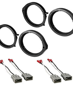 American Terminal ATHSB524-7800 Speaker Adapters + Speaker Connector Harness for Select Honda and Acura Vehicles