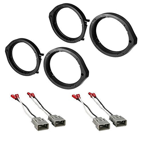 American Terminal ATHSB524-7800 Speaker Adapters + Speaker Connector Harness for Select Honda and Acura Vehicles