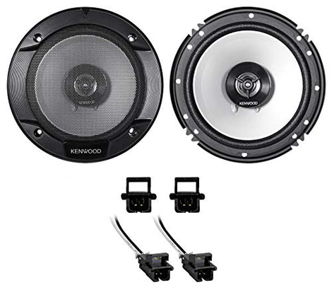 Kenwood Front Factory Speaker REPLACE Kit For 2000-2007 Chevrolet Monte Carlo