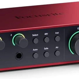 Focusrite Scarlett 2i2 4rd Gen 2x2 USB Audio Interface
