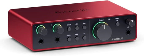 Focusrite Scarlett 2i2 4rd Gen 2x2 USB Audio Interface