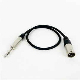 MR DJ CQSXM100 100' Pro PA DJ Karaoke XLR Male to 1/4" TRS Stereo Male Plug Audio Balanced Microphone Cable