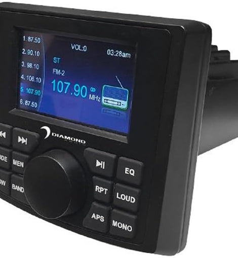 Diamond Audio DMR3 Motorsport All-Weather Audio Player Receiver