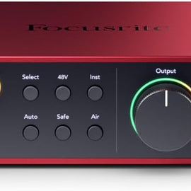 Focusrite Scarlett 2i2 4th Gen USB Audio Interface for Recording, Songwriting