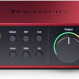 Focusrite Scarlett 2i2 4rd Gen 2x2 USB Audio Interface