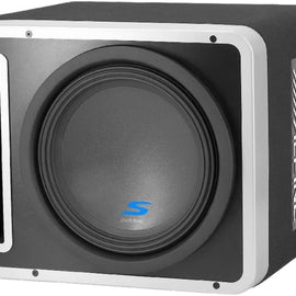 2 Alpine S2-SB10V Loaded 10" 600w S-W10D4 Subwoofers + Ported Sub Enclosure Box