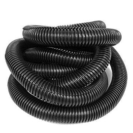 1.5" x 20' BLACK SPLIT LOOM TUBING Wire & Hose Cover Polyethylene Audio Video