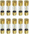 Absolute AGU30-10 30 Amp Gold-Plated AGU Glass Fuse (10 Pack)